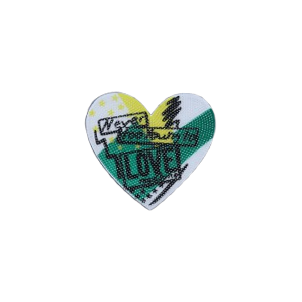 سفارش مارک حرارتی Love خرید از تولید کننده برای پوشاک