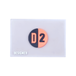 مارک ژلاتینی D2 روی پایه چرمی مناسب دوخت روی لباس و اکسسوری