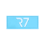 مارک ژلاتینی R7 براق و سه‌بعدی مخصوص لباس و کیف، مناسب نصب دوختی یا چسبی