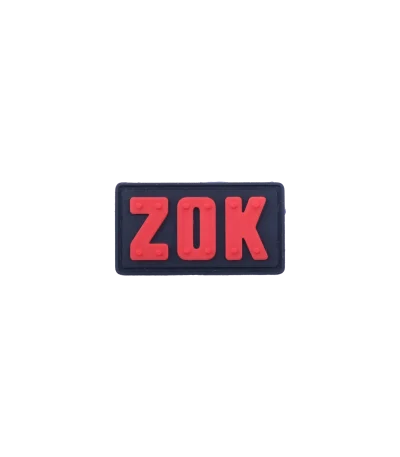 مارک ژلاتینی zok با طراحی برجسته و مینیمال، مناسب نصب روی لباس و اکسسوری، محصول برند کوهبر.