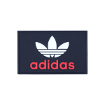 مارک ژلاتینی adidas روی پایه چرمی مناسب دوخت روی لباس و اکسسوری