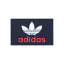 مارک ژلاتینی adidas روی پایه چرمی مناسب دوخت روی لباس و اکسسوری
