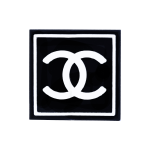 مارک ژلاتینی chanel با طراحی شفاف و براق، مناسب برای نصب روی لباس و اکسسوری، محصول برند کوهبر