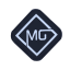مارک ژلاتینی طرح mg با طراحی برجسته و براق مخصوص نصب روی پوشاک و کیف تولید برند کوهبر
