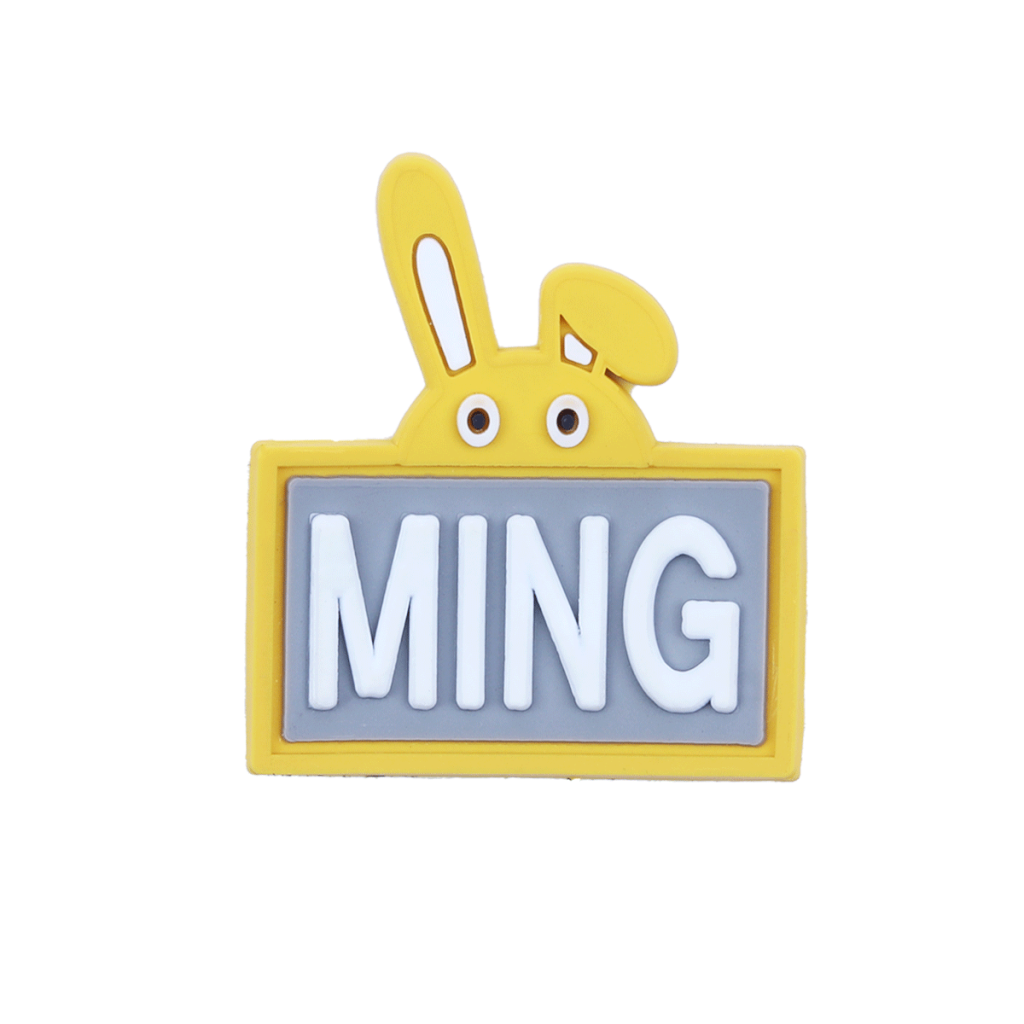 مارک ژلاتینی ming با طراحی فانتزی و کیفیت بالا مناسب برای نصب روی انواع پوشاک و اکسسوری