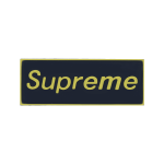 مارک ژلاتینی supreme با طراحی برجسته و براق، مناسب نصب روی پوشاک و اکسسوری، محصول برند کوهبر.