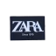 مارک ژلاتینی zara با طراحی مینیمال و سطح برجسته مناسب نصب روی پوشاک برند