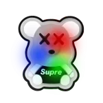 جیبیتز بزرگ چراغدار خرس چشم ضربدری مناسب برای استفاده به عنوان خرجکار پوشاک