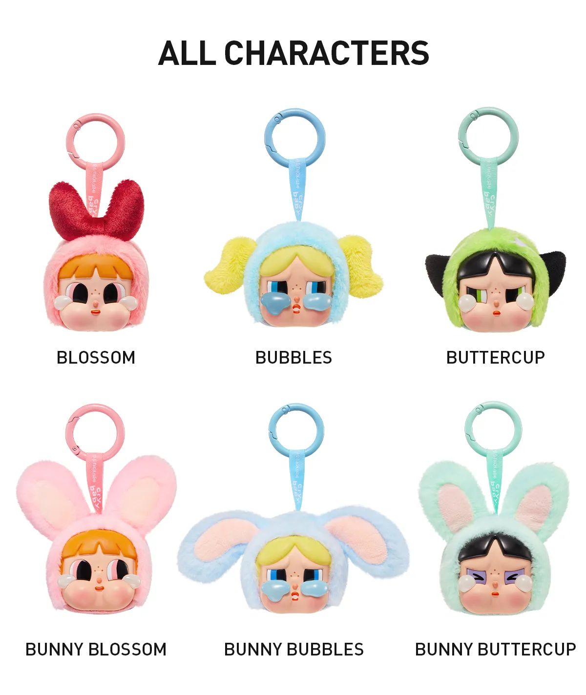 all characters popmart crybaby