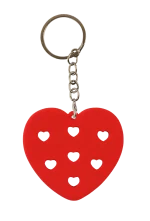 جاکلیدی قلب رنگ قرمز