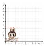 جیبیتز عروسک لبوبو و نوشته Labubu خرید از تولید کننده محصول برند کوهبر مناسب استفاده به عنوان خرجکار پوشاک