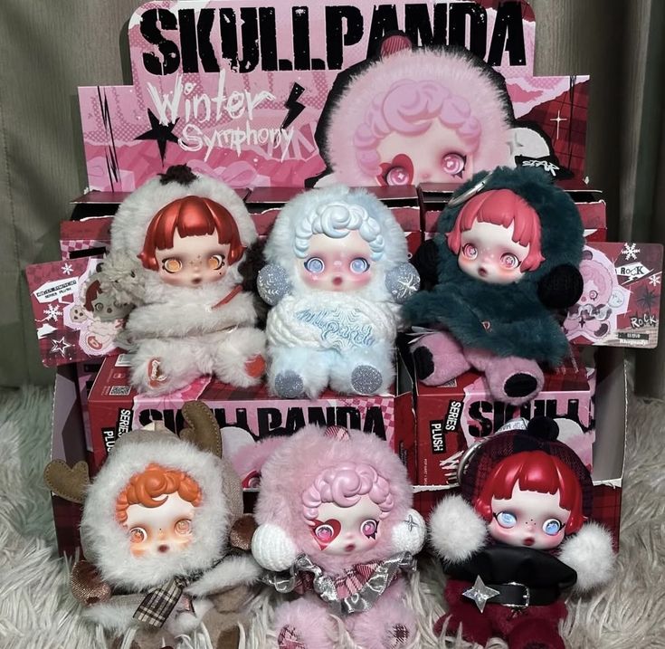 skullpanda figure عروسک اسکول پاندا