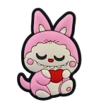 جیبیتز Labubu قلبی بزرگ خرید مستقیم از تولید کننده مناسب استفاده به عنوان خرجکار پوشاک