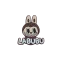جیبیتز عروسک لبوبو و نوشته Labubu خرید از تولید کننده محصول برند کوهبر مناسب استفاده به عنوان خرجکار پوشاک