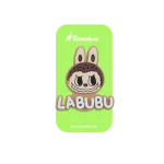 جیبیتز عروسک لبوبو و نوشته Labubu خرید از تولید کننده محصول برند کوهبر مناسب استفاده به عنوان خرجکار پوشاک