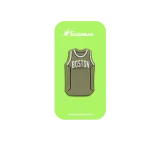 جیبیتز لباس ورزشی Boston روی لیبل