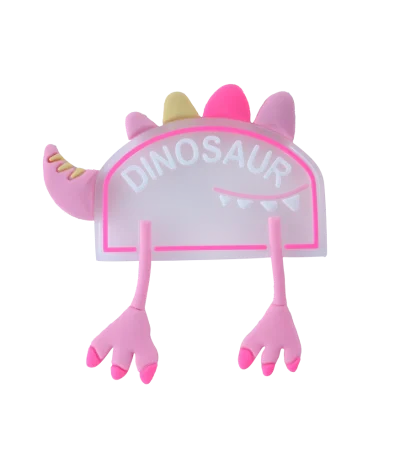 مارک دوختی Dinasour روی تصویر شاخص