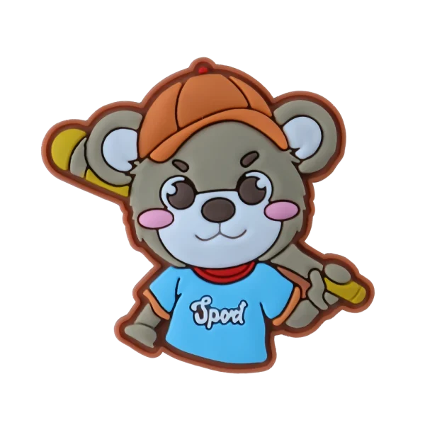 مارک خرس بیسبال مناسب استفاده به عنوان خرجکار پوشاک