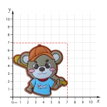 مارک خرس بیسبال مناسب استفاده به عنوان خرجکار پوشاک