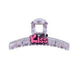 کلیپس مو طرح kiss مناسب استفاده به عنوان اکسسوری مو