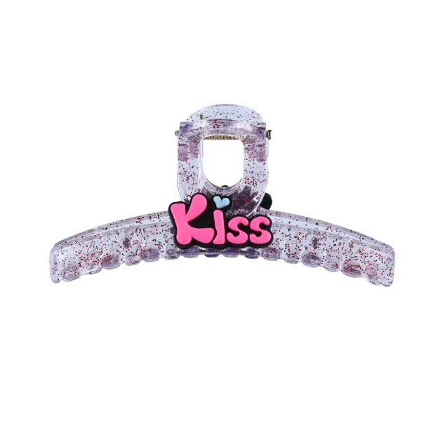 کلیپس مو طرح kiss مناسب استفاده به عنوان اکسسوری مو