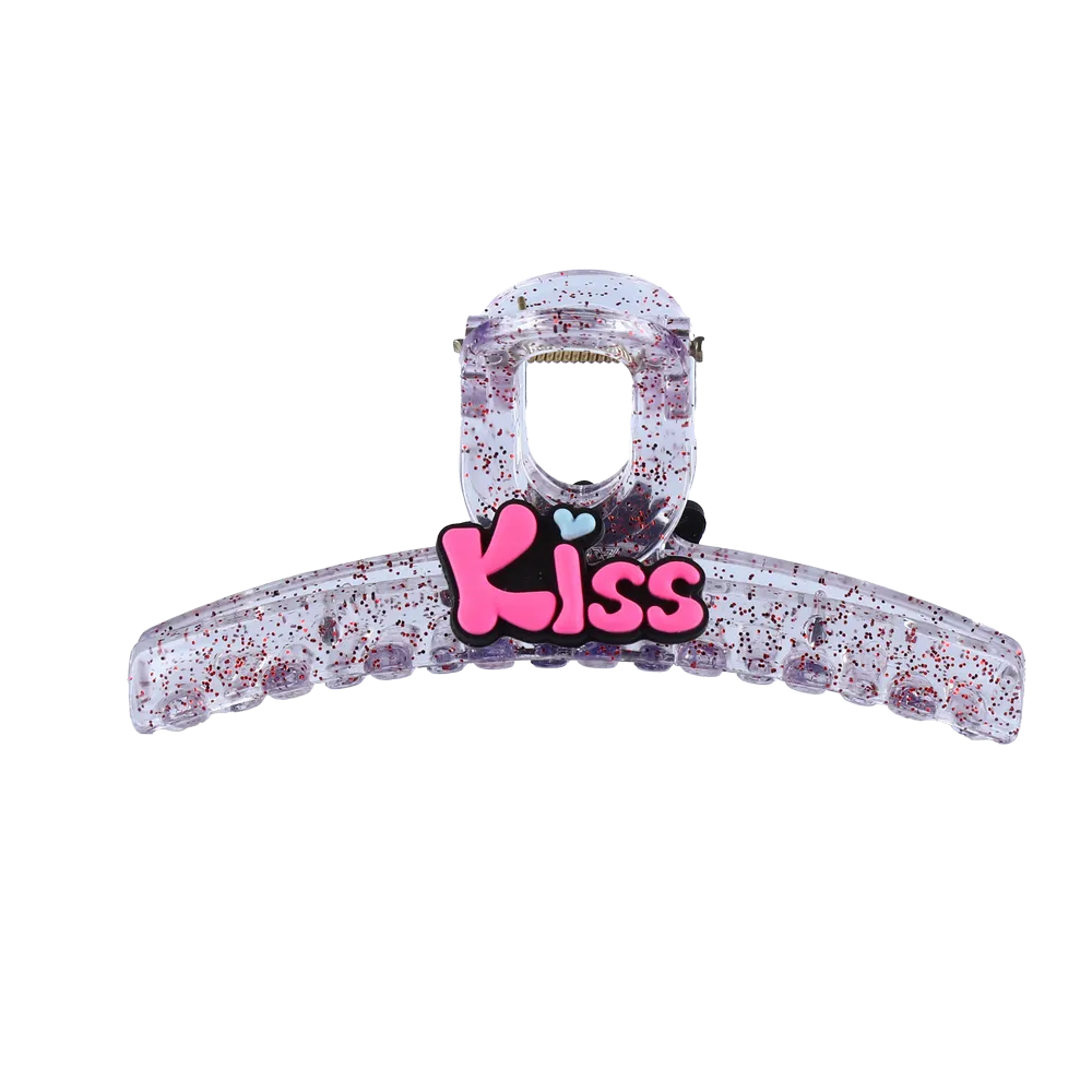 کلیپس مو طرح kiss مناسب استفاده به عنوان اکسسوری مو کلیپس مو طرح kiss مناسب استفاده به عنوان اکسسوری مو