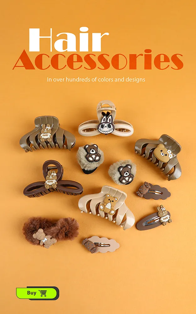 بنر معرفی اکسسوری دخترانه کلیپس مو