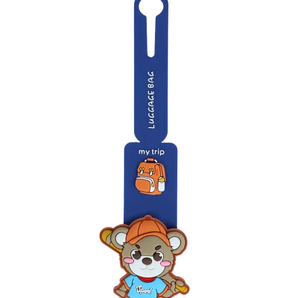 بندآویز چمدان طرح خرس بیسبال 1