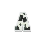 جیبیتز حرف انگلیسی A مناسب استفاده برای کراکس و موارد مشابه