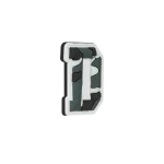 جیبیتز حرف انگلیسی D تصویر سه بعدی