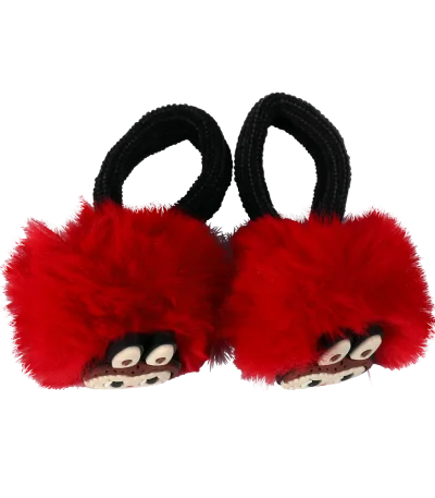 کش مو مدل پفی جفتی طرح لبوبو (2)