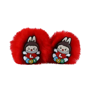 کش مو مدل پفی جفتی طرح لبوبو (2)