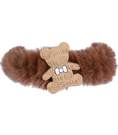 کش مو مدل پفی طرح خرس smile