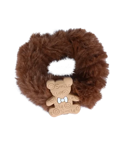 کش مو مدل پفی طرح خرس smile
