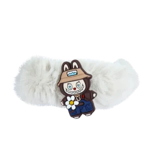 کش مو مدل پفی طرح لبوبو باغبان