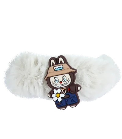 کش مو مدل پفی طرح لبوبو باغبان