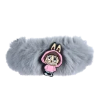 کش مو مدل پفی طرح لبوبو هودی پوش