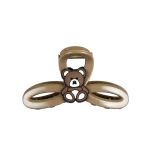 کلیپس مو طرح خرس قهوه ای مدل پاپیونی