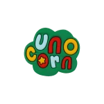 جیبیتز unocorn برند کوهبر، مدل فانتزی سیلیکونی با طراحی الهام‌گرفته از کارت بازی. مناسب تزیین کراکس و اکسسوری‌ها. فروش عمده جیبیتز خاص و ترندی.