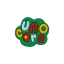 جیبیتز unocorn برند کوهبر، مدل فانتزی سیلیکونی با طراحی الهام‌گرفته از کارت بازی. مناسب تزیین کراکس و اکسسوری‌ها. فروش عمده جیبیتز خاص و ترندی.