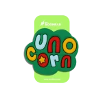 جیبیتز unocorn برند کوهبر، مدل فانتزی سیلیکونی با طراحی الهام‌گرفته از کارت بازی. مناسب تزیین کراکس و اکسسوری‌ها. فروش عمده جیبیتز خاص و ترندی.