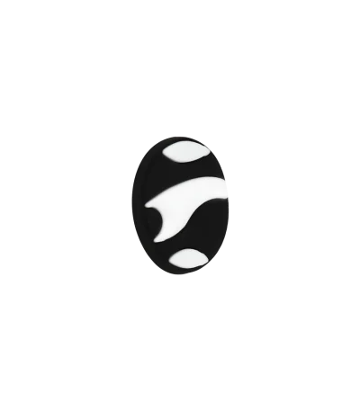 جیبیتز سیاره مریخ مشکی برند کوهبر، مدل فانتزی سیلیکونی با طراحی فضایی و خاص. مناسب تزیین کراکس و اکسسوری‌ها. فروش عمده جیبیتز فضایی با بهترین قیمت.