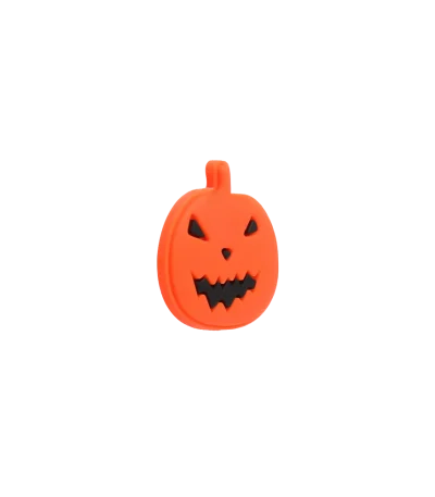 جیبیتز کدو هالووینی برند کوهبر، مدل فانتزی سیلیکونی مناسب تزیین کراکس و اکسسوری‌ها. فروش عمده جیبیتز هالووینی با قیمت مناسب.