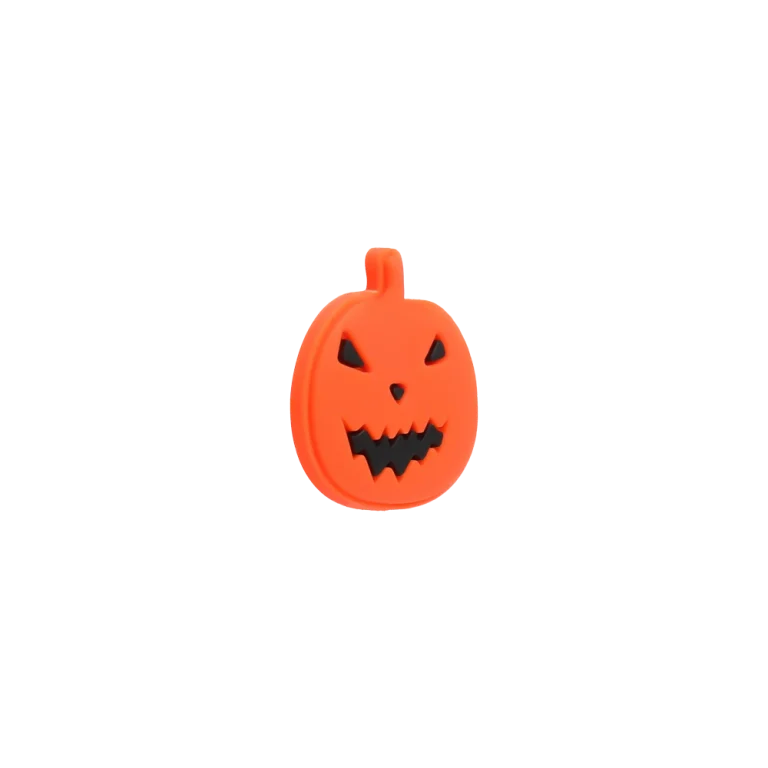 جیبیتز کدو هالووینی برند کوهبر، مدل فانتزی سیلیکونی مناسب تزیین کراکس و اکسسوری‌ها. فروش عمده جیبیتز هالووینی با قیمت مناسب.