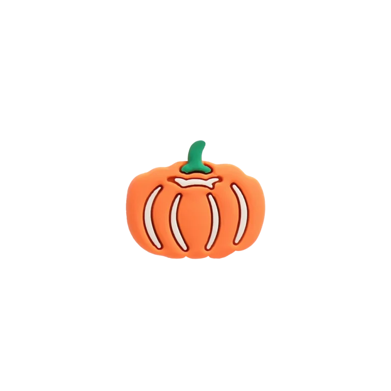 جیبیتز کدوحلوایی هالووین برند کوهبر، مدل فانتزی سیلیکونی مناسب تزیین کراکس و اکسسوری‌ها. فروش عمده جیبیتز هالووینی با قیمت مناسب.