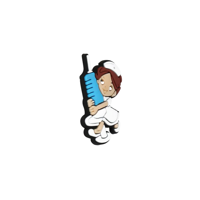 جیبیتز طرح پرستار برند کوهبر، مدل فانتزی سیلیکونی مفهومی با طراحی کارتونی. مناسب تزیین کراکس و اکسسوری‌ها. فروش عمده جیبیتز مناسبتی با قیمت مناسب.