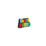 جیبیتز نوشته Super Mario برند کوهبر، مدل فانتزی سیلیکونی الهام‌گرفته از بازی‌های کلاسیک گیمینگ. مناسب تزیین کراکس و اکسسوری‌ها. فروش عمده جیبیتز گیمری با قیمت مناسب.