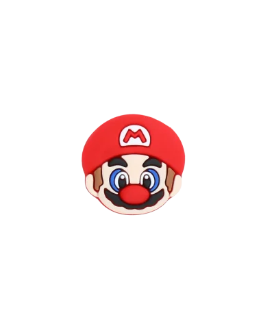 جیبیتز کله ماریو برند کوهبر، مدل فانتزی سیلیکونی الهام‌گرفته از چهره شخصیت بازی‌های کلاسیک. مناسب تزیین کراکس و اکسسوری‌ها. فروش عمده جیبیتز گیمری با قیمت مناسب.