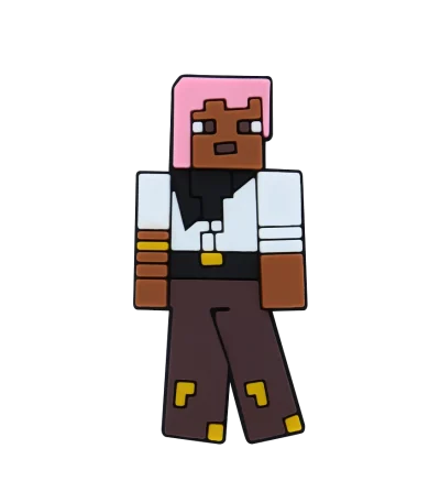 جیبیتز ماینکرفت Efe برند کوهبر، مدل فانتزی سیلیکونی الهام‌گرفته از شخصیت‌های پیکسلی بازی‌های ساخت‌وساز. مناسب تزیین کراکس و اکسسوری‌ها. فروش عمده جیبیتز گیمری با قیمت مناسب.