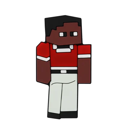 جیبیتز ماینکرفت Zuri برند کوهبر، مدل فانتزی سیلیکونی الهام‌گرفته از شخصیت‌های پیکسلی بازی‌های ساخت‌وساز. مناسب تزیین کراکس و اکسسوری‌ها. فروش عمده جیبیتز گیمری با قیمت مناسب.